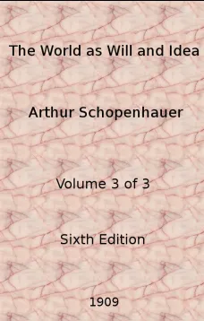 The World as Will and Idea (Vol. 3 of 3)