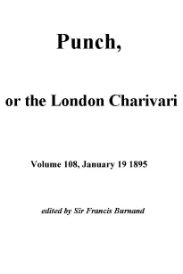 Punch, or the London Charivari, Vol. 108, January 19, 1895