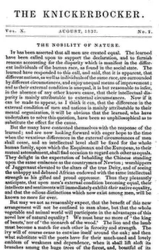 The Knickerbocker, Vol. 10, No. 2, August 1837
