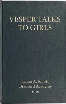 Vesper Talks to Girls