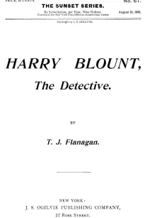 Harry Blount, the Detective
The Martin Mystery Solved