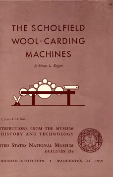The Scholfield Wool-Carding Machines
