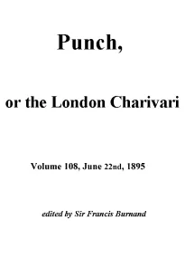 Punch, or the London Charivari, Vol. 108, June 22nd, 1895