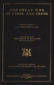 The Great War in Verse and Prose
