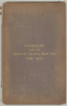 Extracts from the Diary of William Bray