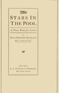 The Stars in the Pool: A Prose Poem for Lovers