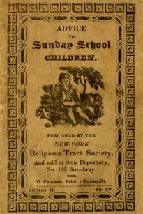 Advice to Sunday School Children