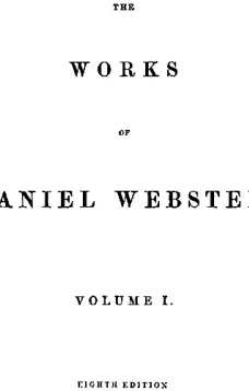 The Works of Daniel Webster, Volume 1