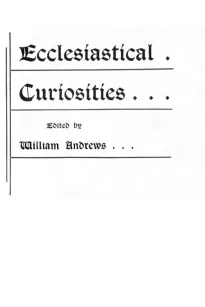 Ecclesiastical Curiosities