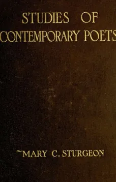 Studies of Contemporary Poets