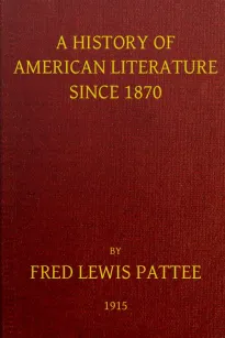 A History of American Literature Since 1870