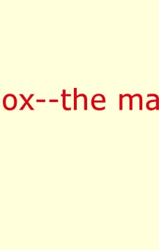 Cox—The Man