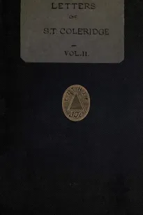 Letters of Samuel Taylor Coleridge, Vol. II (of 2)