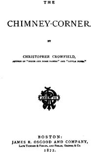 The Chimney-Corner