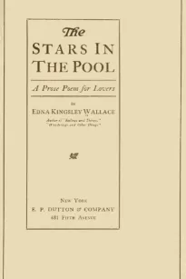 The Stars in the Pool: A Prose Poem for Lovers