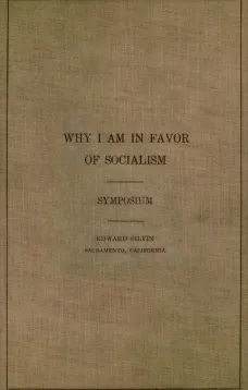 Why I am in favor of socialism