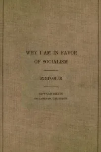 Why I am in favor of socialism