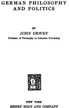 German philosophy and politics