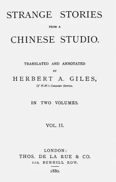 Strange Stories from a Chinese Studio, Vol. 2 (of 2)