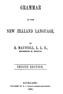 Grammar of the New Zealand language (2nd edition)