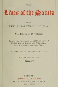 The Lives of the Saints, Volume II (of 16): February