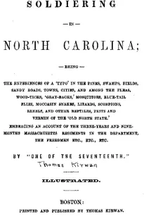 Soldiering in North Carolina