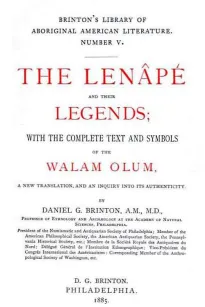The Lenâpé and their Legends