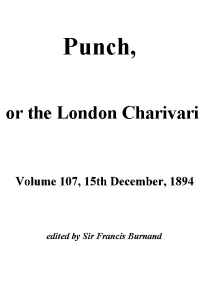 Punch, or the London Charivari, Vol. 107, December 15th, 1894