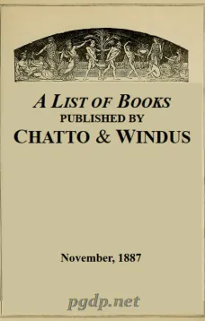 A List of Books Published by Chatto & Windus, November 1887