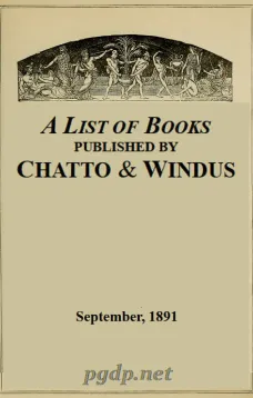 A List of Books Published by Chatto & Windus, September 1891
